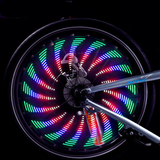 Waterproof LED Bicycle Lights Wheel Lamp Strip 32 Patterns