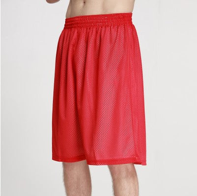 Summer knee shorts code male hip hop Basketball Shorts double training pants breathable mesh five shorts